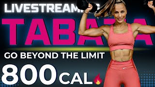 60MIN KILLER TABATA WORKOUT WITH WEIGHTS🔥Total Body  Build Strength amp Lean Muscle Burn Belly Fat [upl. by Hoffer]