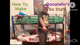 How To Make TMNT Weapons  Donatello’s Bo Staff [upl. by Llehcor722]