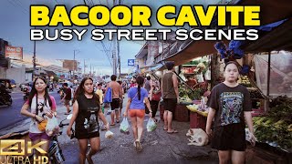 Walking Busy Streets of Bacoor Cavite Philippines 4K [upl. by Darrin]