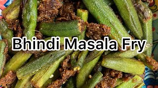 Bhindi Masala Fry Recipe by Appetizing Cuisine Mirch Masalay aur Lazat bhindimasala frybhindi [upl. by Anreval]