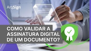 TUTORIAL Aprenda como validar um documento com assinatura digital [upl. by Adal]