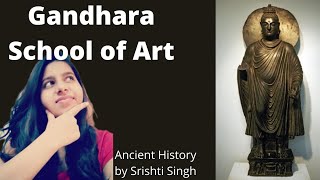 Gandhara School of Art ll Ancient History by Srishti Singh [upl. by Naimad]