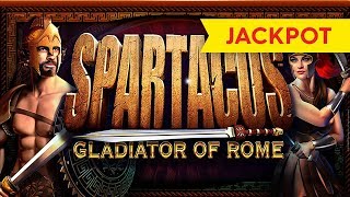 JACKPOT HANDPAY Spartacus Slot  20 Max Bet  HIGH LIMIT ACTION [upl. by Alan]