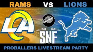 Detroit Lions Vs Los Angeles Rams Live Stream Sunday Night Football [upl. by Faludi295]