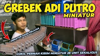 SEKALI KIRIM 28 UNIT MINIATUR MENTAHAN‼️ GREBEK KAROSERI ADI PUTRO MINIATUR [upl. by Omura133]