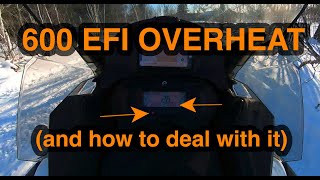 SkiDoo 600 EFI Overheat and how to deal with it [upl. by Baxy]