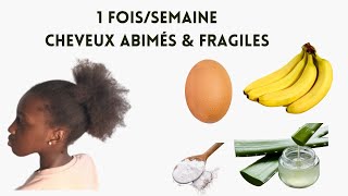 UTILISES LES COMME MASQUE POUR RÉPARER TES CHEVEUX CRÉPUS ABIMÉS ET FRAGILISÉS [upl. by Dolphin237]