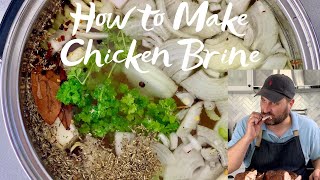 Chicken Brine Recipe  Wet and Dry [upl. by Yuille280]