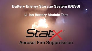 StatX® Fire Suppression for ESS and BESS [upl. by Abbub]