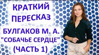 Пересказ Булгаков М А «Собачье сердце» Часть 1 [upl. by Ahsrat]