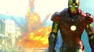 Iron Man vs Terrorists  Gulmira Fight Scene  Movie CLIP HD [upl. by Nanette750]