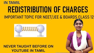 Redistribution Of Charges  In Tamil  Class 12  Important For NEETJEE  Detailed Video [upl. by Beyer]