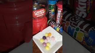 Colorful Skittles Asmr millionviews asmr colorfulgumball gumball gumballmachine shortvideo yt [upl. by Bunde]