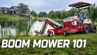 How To Operate The Ventrac Tractor Boom Mower [upl. by Sivatnod869]