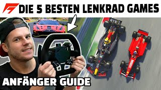 Die 5 besten Rennspiele und Rennsimulationen mit Lenkrad Ein Anfänger Guide [upl. by Nwatna177]