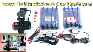 How To Hardwire A Car Dash Camera w Parking Mode [upl. by Godber]