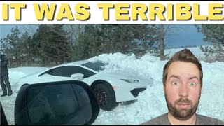 How Does A Tesla RWD Model 3 Handle Snow [upl. by Doughman]