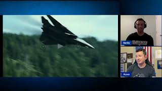 Fighter Pilots React to F14 vs SU57 Dogfight Scene TOP GUN MAVERICK  Mover Ruins Movies Pt 78 [upl. by Nuhsyar795]