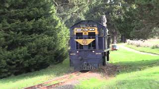 Puffing Billy  DH 59 replaces the Garratt on the trip to Gembrook [upl. by Sidnac]