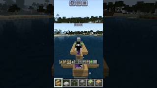 Minecraft working boat hack ⛵✨shorts [upl. by Louis]