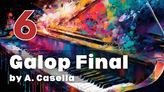 Galop Final by A Casella ABRSM Grade 6 Piano 2025 amp 2026  C7 [upl. by Inait]