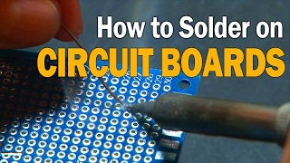 How to Solder on Circuit Boards [upl. by Paley259]