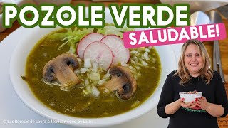 Cómo hacer Pozole Verde Saludable comidassaludables diabetes colesterol [upl. by Ennayelsel196]