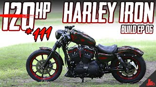 Harley Iron 883 to 1275 Build Ep 06 [upl. by Rangel]