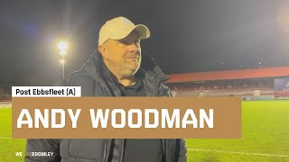 Andy Woodman after victory at Ebbsfleet [upl. by Alac]