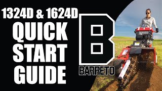 1324D1624D Full Size Trencher Quick Start Guide  Barreto Manufacturing Inc [upl. by Jamil23]