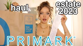 HAUL DI PRIMARK ESTATE 2023 🤑☀️ [upl. by Jenelle]