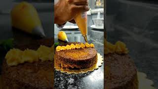 Cake frosting  cake Decorating  केक   Chef Uma [upl. by Agem]