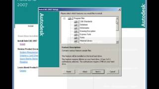 AutoCad 2007 install [upl. by Mindy]