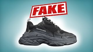 BALENCIAGA TRIPLE S REAL vs FAKE [upl. by Bromleigh]