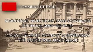 National Anthem of the Paris Commune 1871 ‒ “La Marseillaise de la Commune” English Subtitles [upl. by Dorsy]