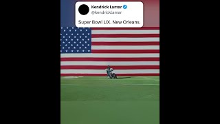 Kendrick Lamar is headlining the Super Bowl LIX Halftime Show 🔥 via kendricklamarIG shorts [upl. by Nytsud784]