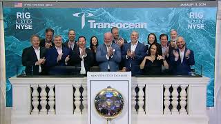 Transocean NYSE RIG Rings The Opening Bell® [upl. by Ekaj]