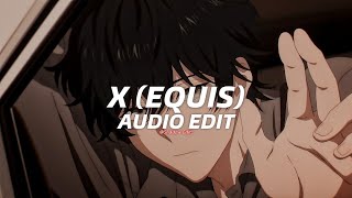 X EQUIS  J Balvin amp Nicky Jam『edit audio』 [upl. by Haidabej]