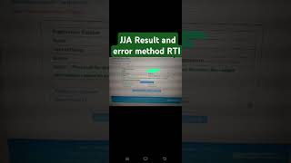 JJA SPA PA Result and error method RTI reply dsssb dsssb2024 [upl. by Lassiter866]