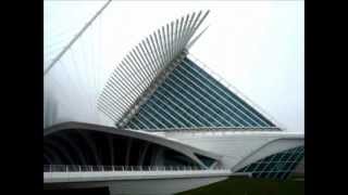 Burke Brise Soleil at the Milwaukee Art Museum Calatrava [upl. by Ennove]