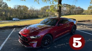 TOP 5 FIRST MODS FOR BASE MUSTANG GT [upl. by Eeruhs968]