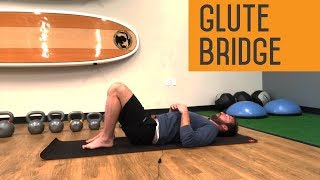 Glute Bridge  Glute Bridge Progressions [upl. by Avuha75]