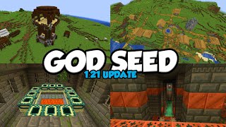 🔥GOD SEED Minecraft 121 Java best survival seed [upl. by Falo]