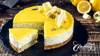 Lemon Poppy Seed Cake with Lemon Curd and White Chocolate [upl. by Ahswat901]