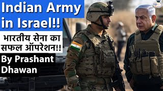 Indian Army Soldier Saved in Israel  Mega Airlift Operation done by Indian Military between War [upl. by Malinin265]