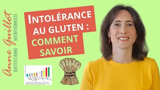 Intolérance au gluten sensibilité au gluten  comment savoir [upl. by Elleinnad]