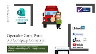 Operador en Carta Porte 30 Contpaqi Comercial Premium [upl. by Ogu]