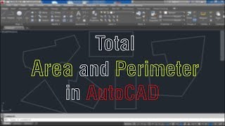 How to calculate total area and perimeter for multiple shapes at once in AutoCAD [upl. by Tamera602]