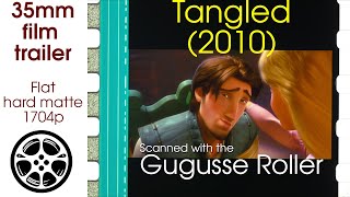 Tangled 2010 35mm film trailer flat hard matte 1704p [upl. by Rehtse]