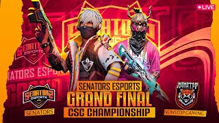 GRAND FINALE💥GT💙 and WacKy FF Casting🖤SENATORS vs NONSTOP GAMING🥵 CsC2 2024🔥freefireindia [upl. by Aelc764]